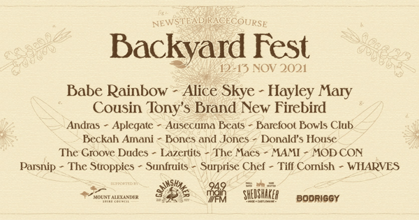 Backyard Fest tickets
